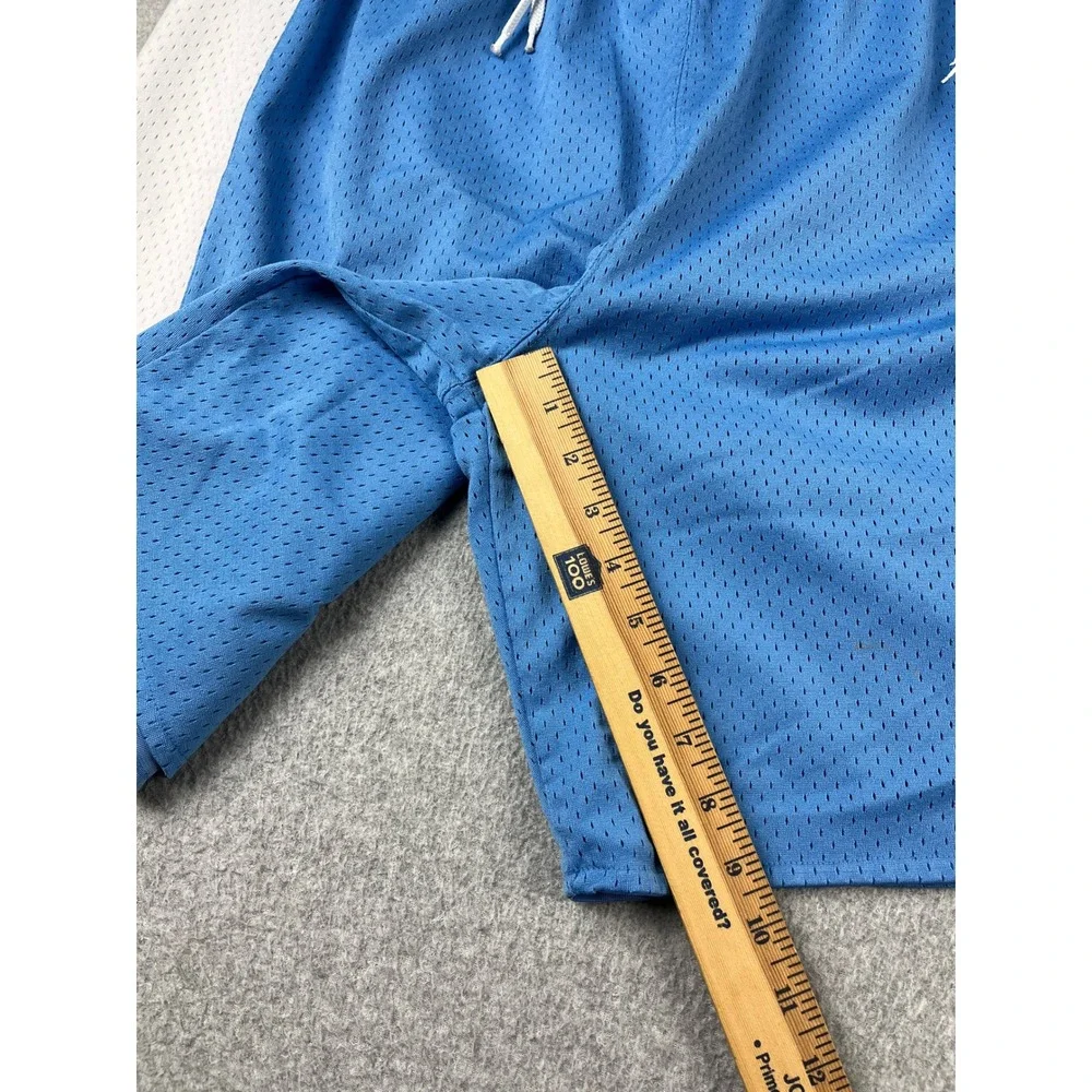 Jordan Basketball Shorts Mens Medium Blue UNC North Carolina Tar Heels Mesh 82